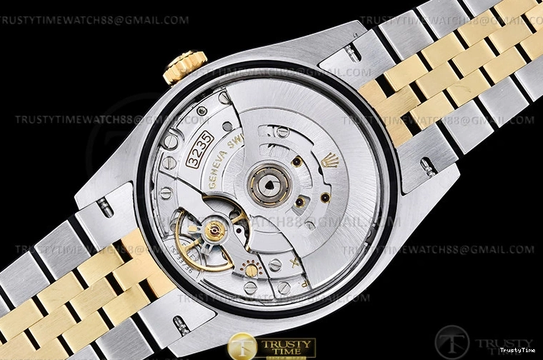 0406 RDJ0450A – DJ 36mm Jub Flt 904L YG SS P-Gold Stk VSF VS Comfortable 764